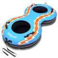 Retro 2 Person Snow Tube with Canvas Cover K5161