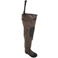 Brown Size 4 Rubber Hip Wader N9073