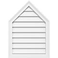 Peaked Top Surface Mount PVC Gable Vent H6399