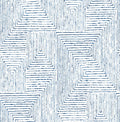 Indigo Geometric Wallpaper C96056