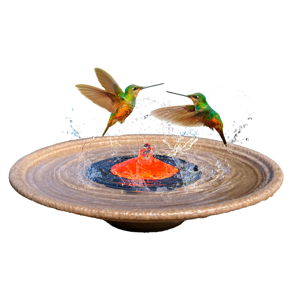 Solar Bubbler Fountain Birdbath Fountain N775487