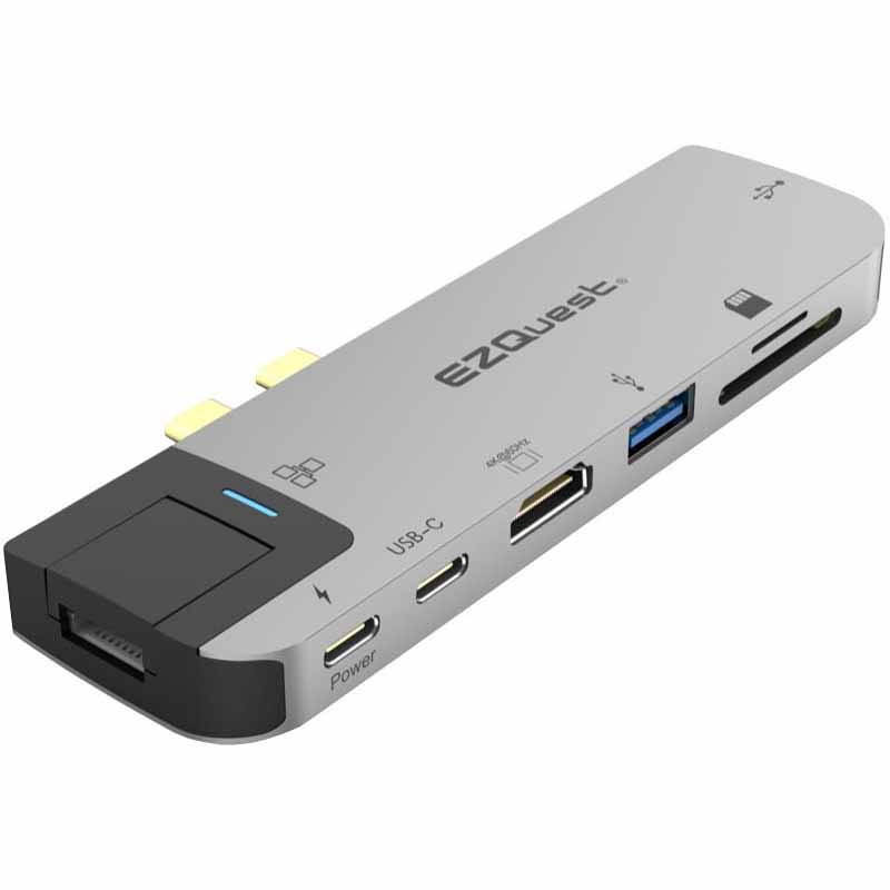 8-Port USB-C Multimedia Hub Adapter with Power Delivery 3.0 P501