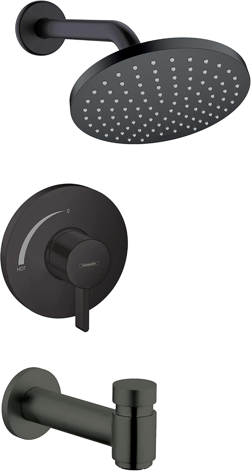 Chrome Round Shower Set V183804