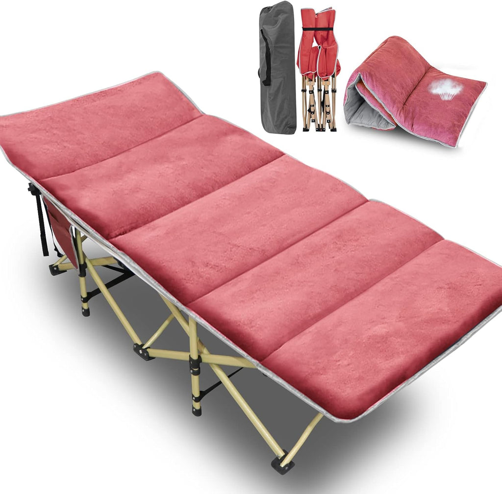 Camping Cot with Carry Bag, Noble Gray L9333