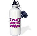 Pink Straw Water Bottle, 21-ounce A470