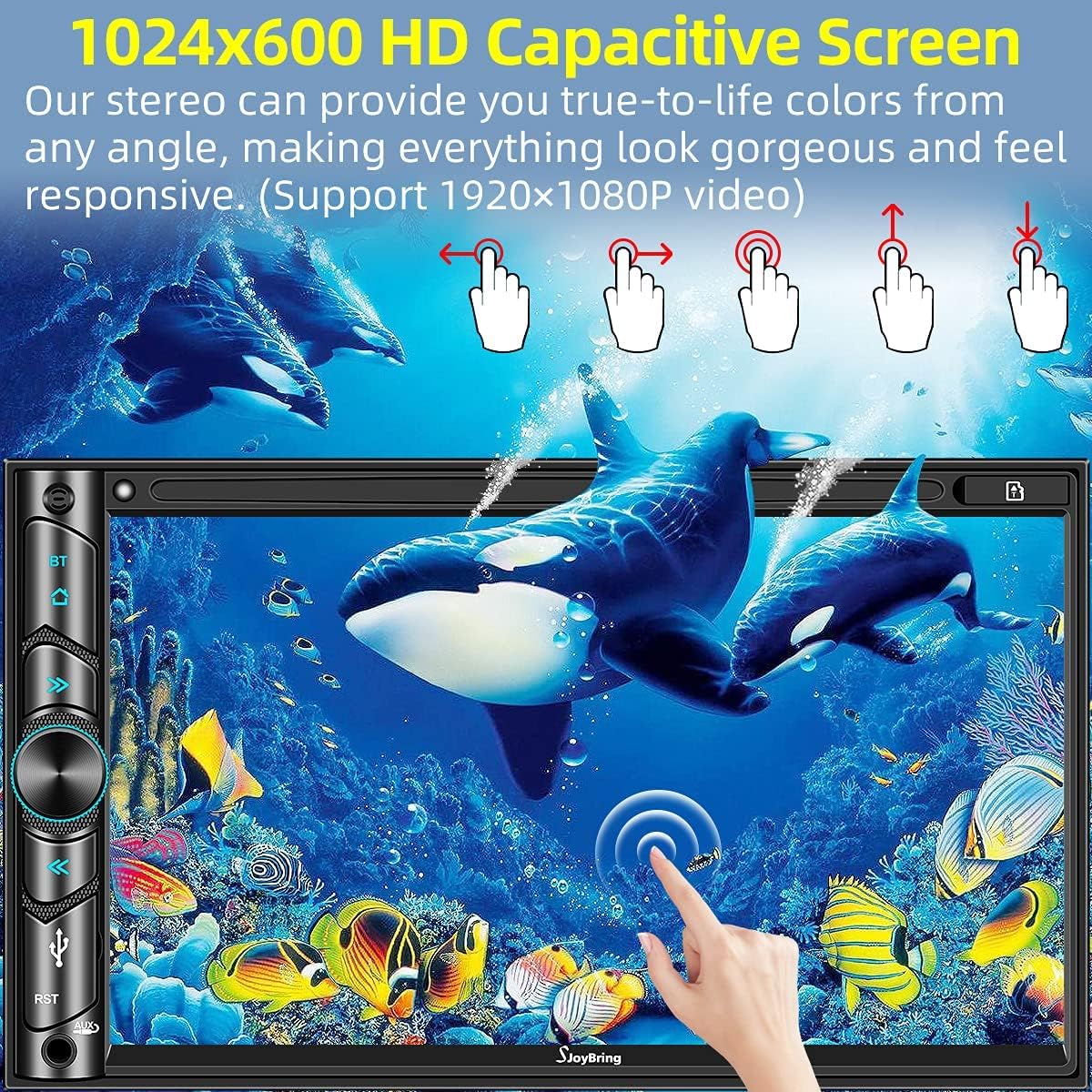 7" Capacitive Touchscreen Car Stereo with Bluetooth 5.0 L651