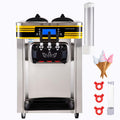 2350W Countertop Soft Serve Ice Cream Maker with 2x6L Hopper Q48775