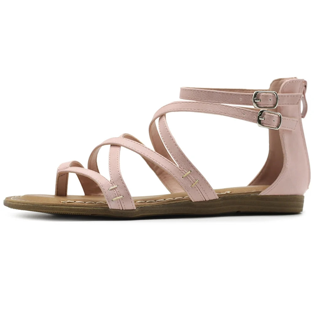 Gladiator Strap Flat Zori Sandal E44910