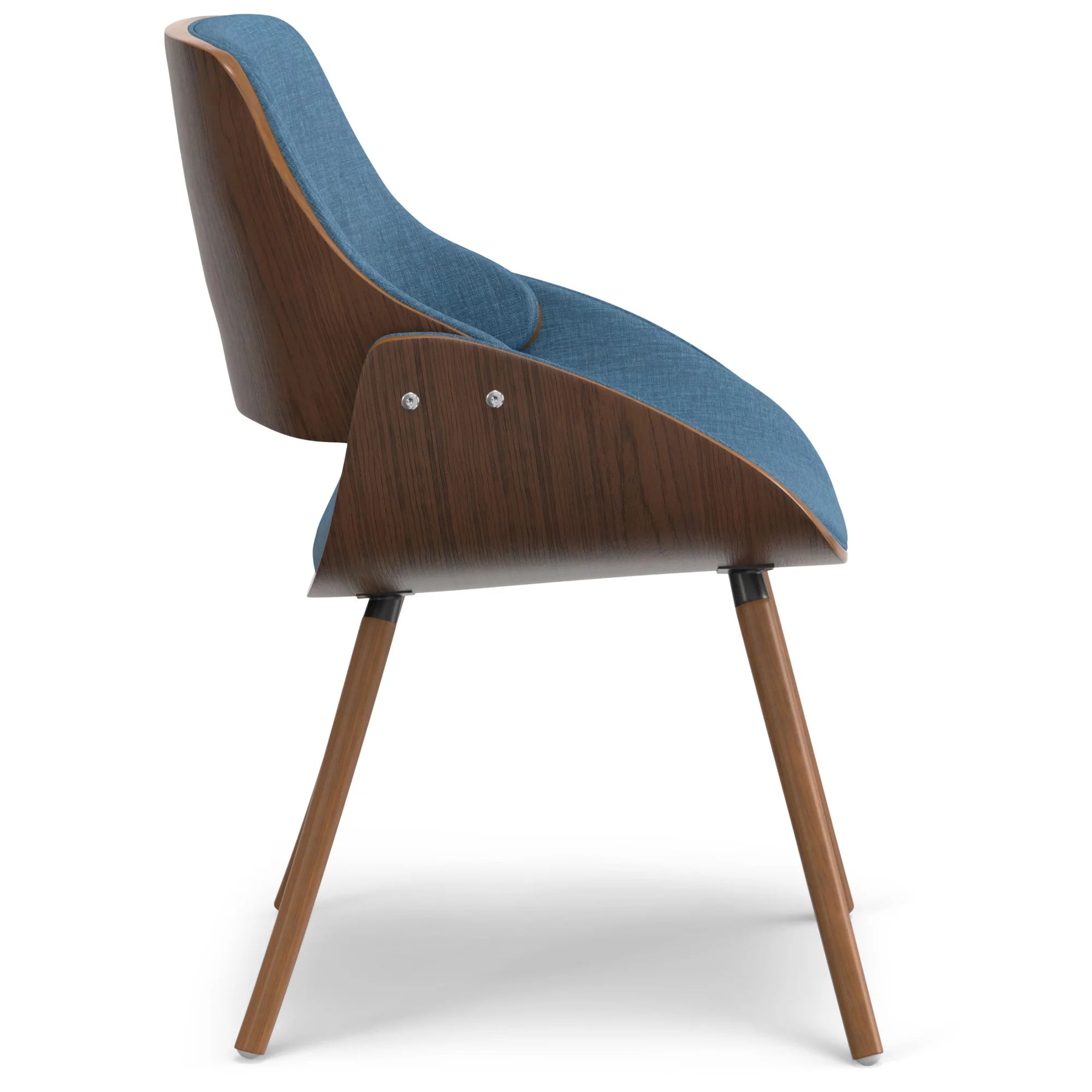 Distressed Grey Faux Leather Bentwood Dining Chair Z217