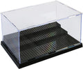 Acrylic Display Case in Black for Minifigure & Action Figures, 10 x 5.4 x 6.1, 5mm Dustproof Case, Pack of 2 E741396