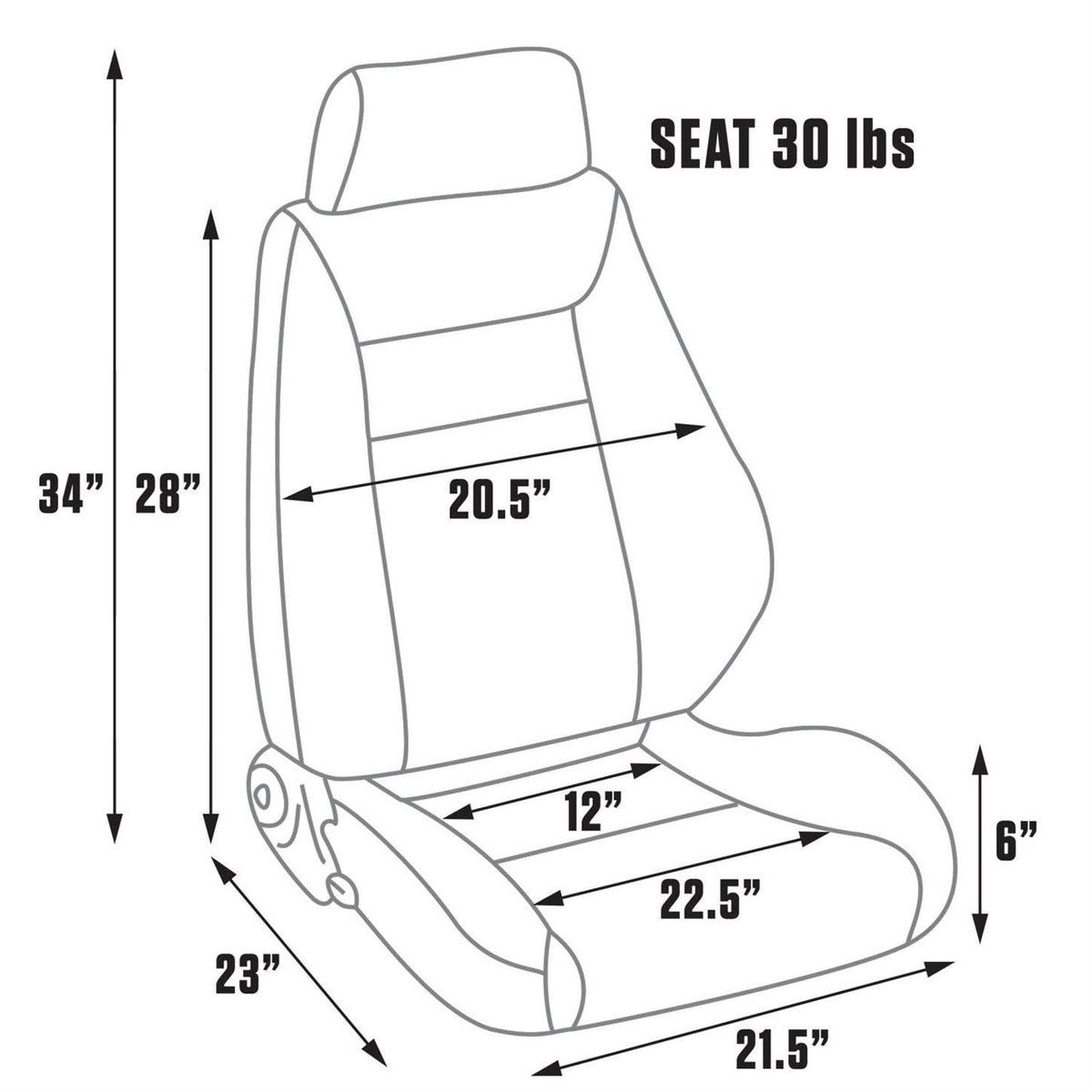 Elite Series 1100 Seat B12813