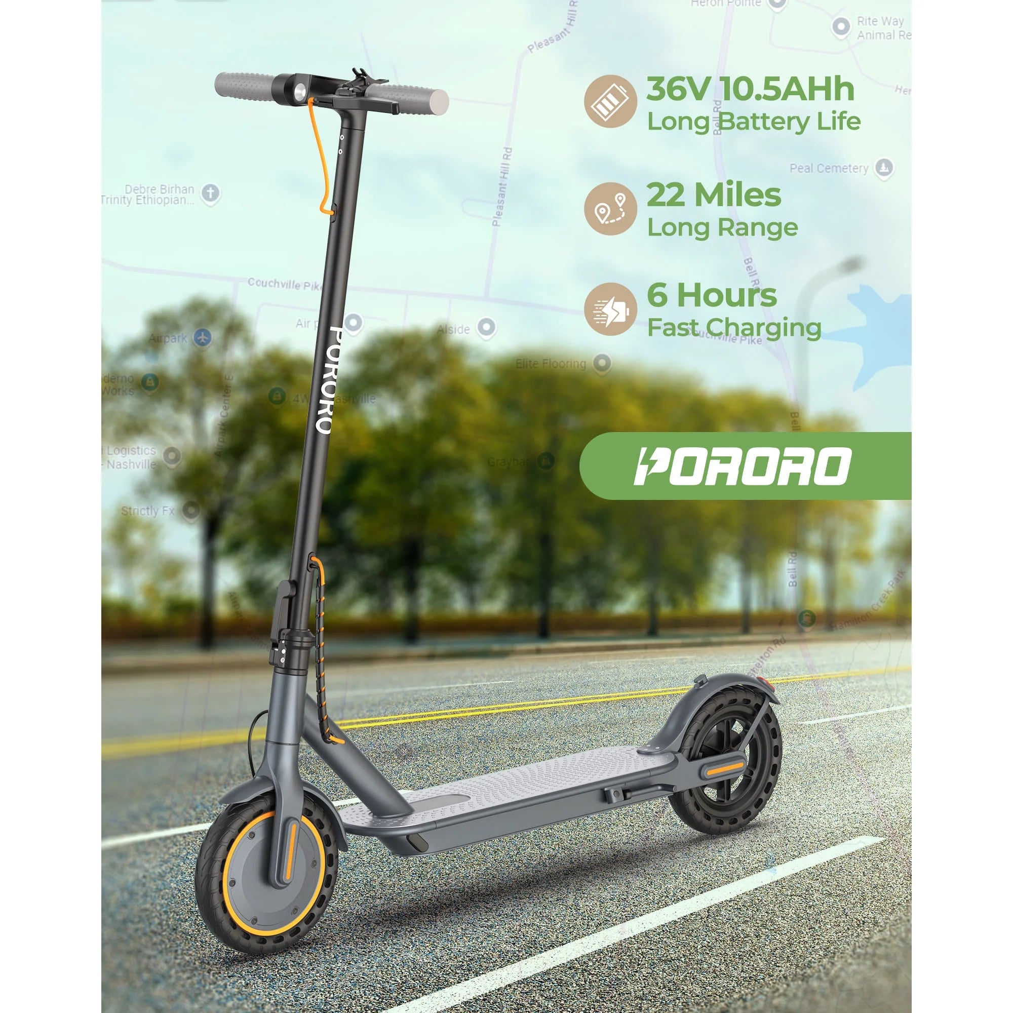 Black Electric Scooter U7657
