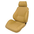 Beige Vinyl Racing Seat Q4598