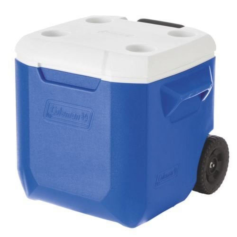 Blue 45 Quart Wheeled Cooler K87531