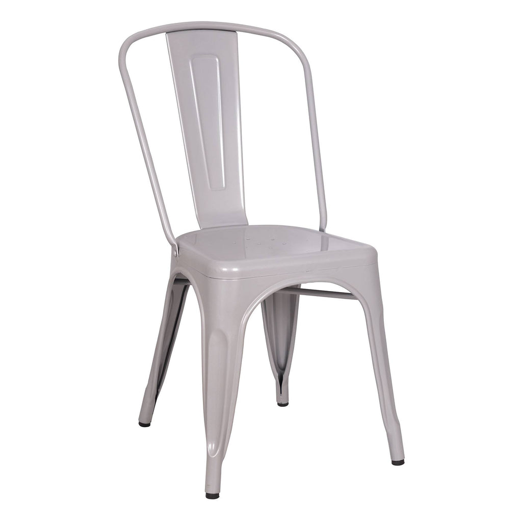Silver Side Chair Set of 2 C91488