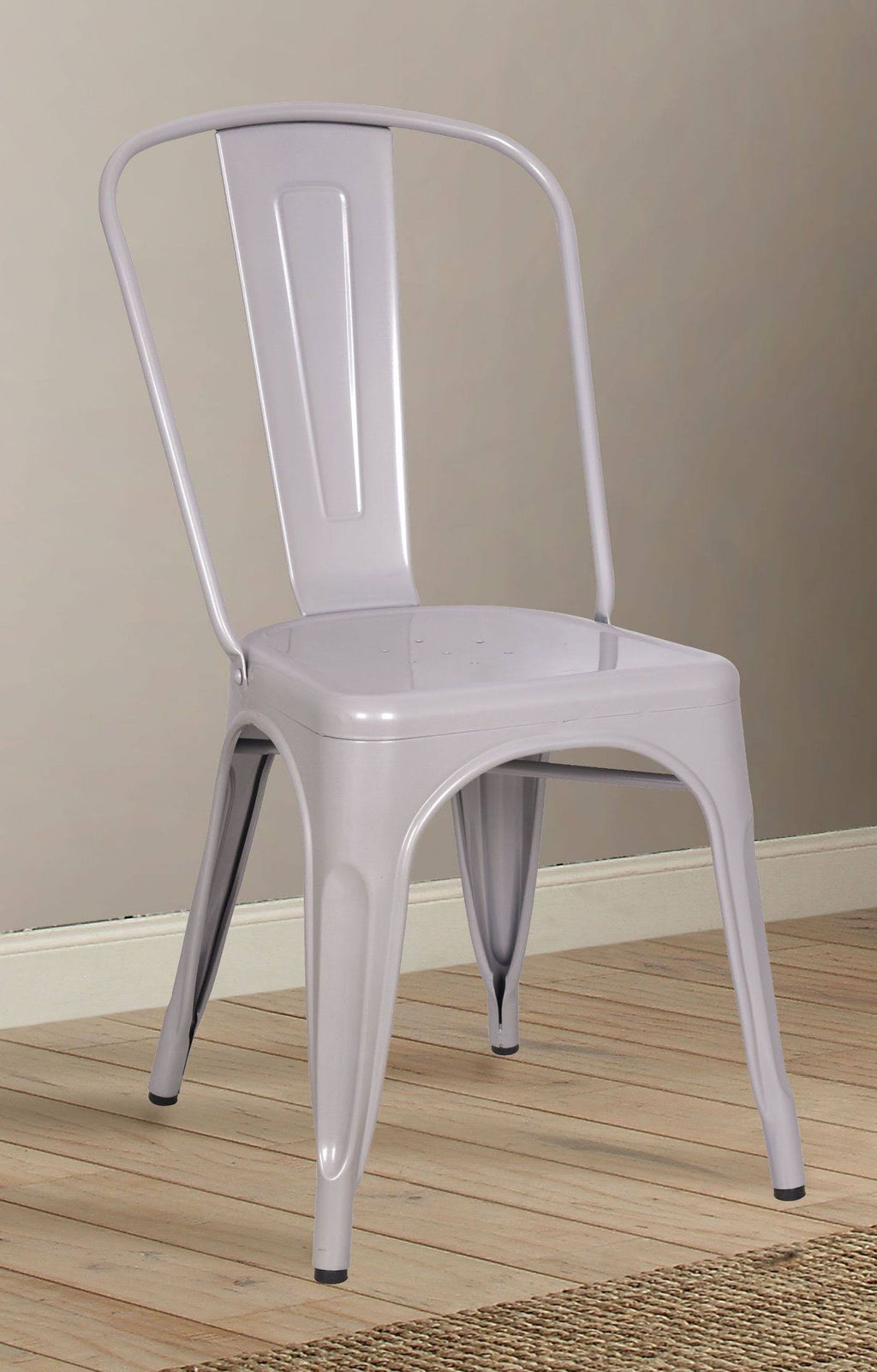 Silver Side Chair Set of 2 C91488
