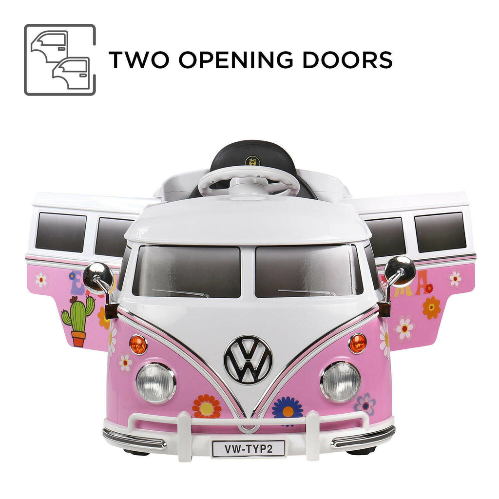 Pink 6V Battery Powered Ride-On Toy Car T6318