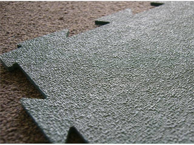 Blue Interlocking Rubber Flooring Tiles Z146070