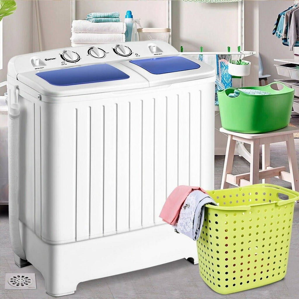 Compact Twin Tub Washing Machine Washer Spinner C7185