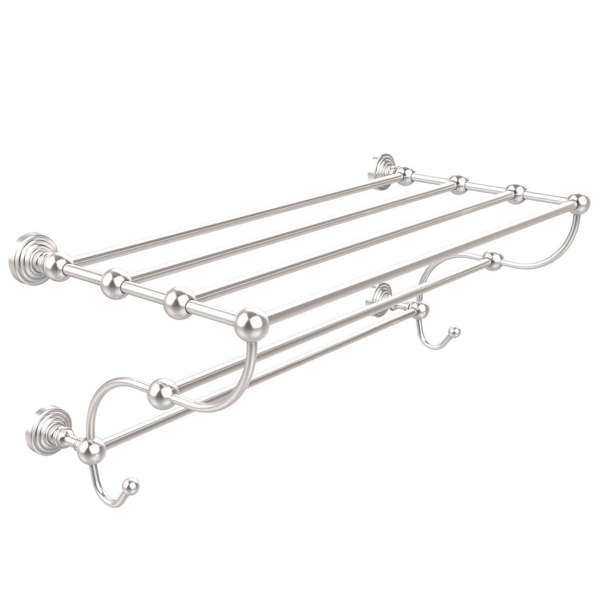 Satin Chrome Train Rack Towel Shelf Q33925