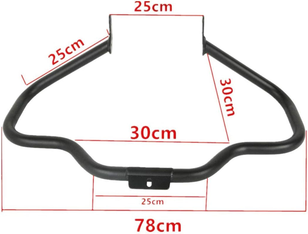 Chrome Mustache Engine Guard Crash Bar U4800