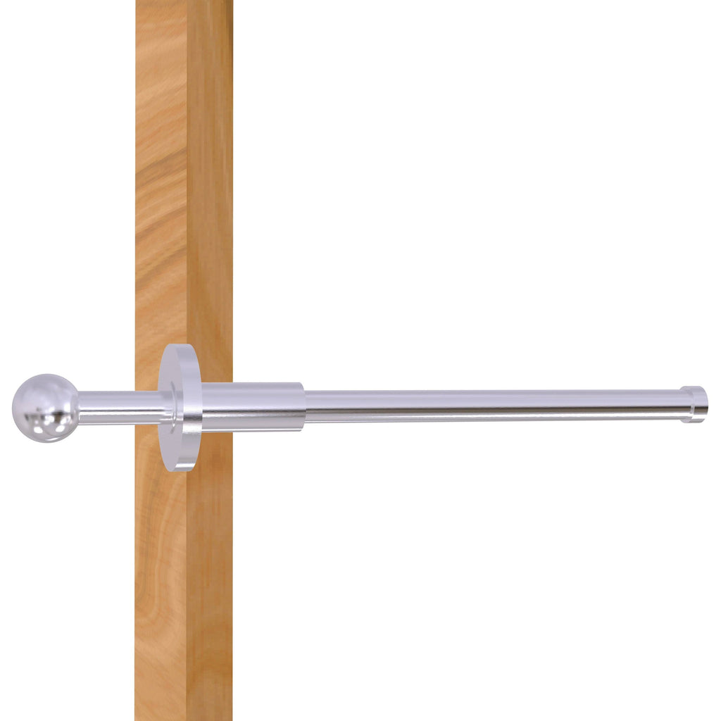 Matte Black Retractable Pullout Garment Rod Z791724