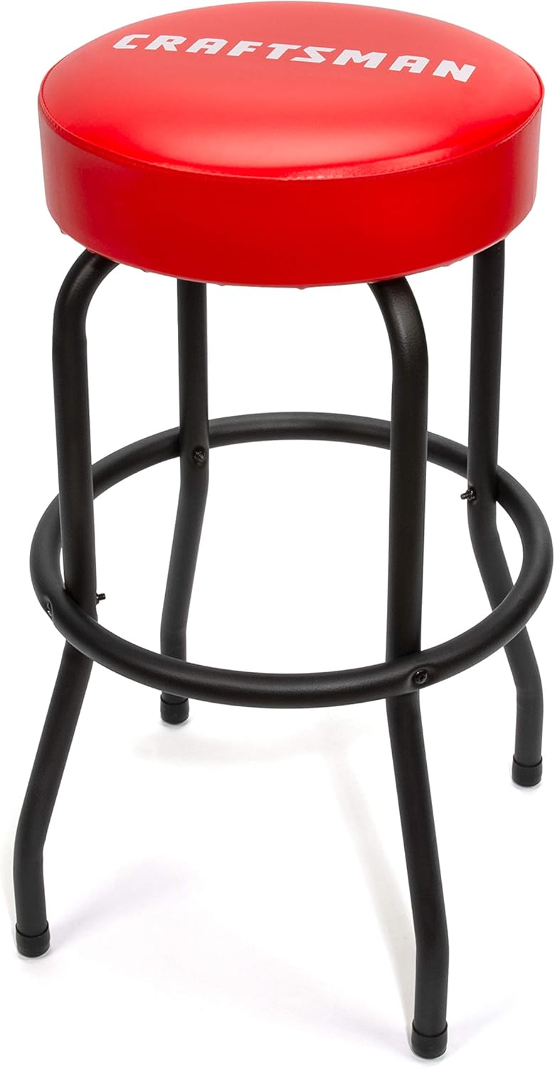 Fixed Height Work Shop Stool, 28.5-inches Tall, Vinyl Seat X979