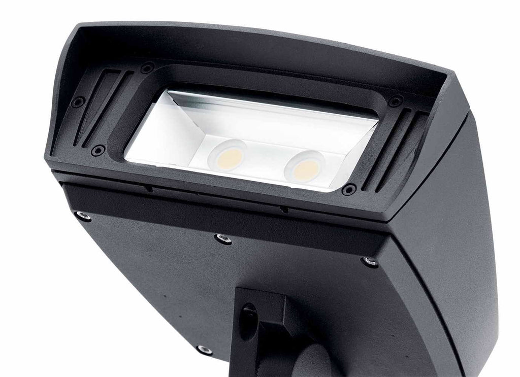 Textured Black LED Landscape Flood Light L6265