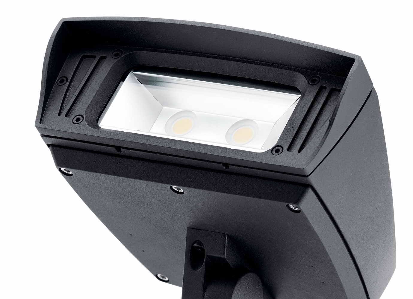 Textured Black LED Landscape Flood Light L6265