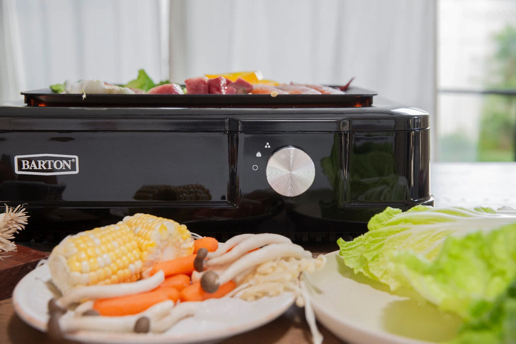 Alloy Steel BBQ Grill with Non-Stick Coating Black H596487