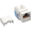 White Cat6/Cat5e Keystone Jack L3380