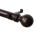 Adjustable Drapery Rod, 66 to 120 inch, Brown N370645