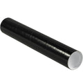 18 Black Mailing Tubes with Caps L825310