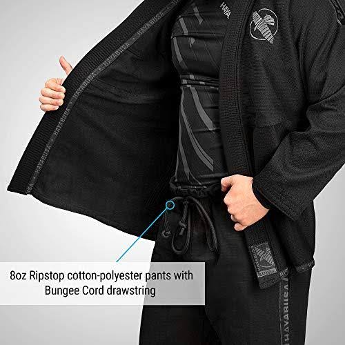 Black Lightweight Jiu Jitsu Gi F60320