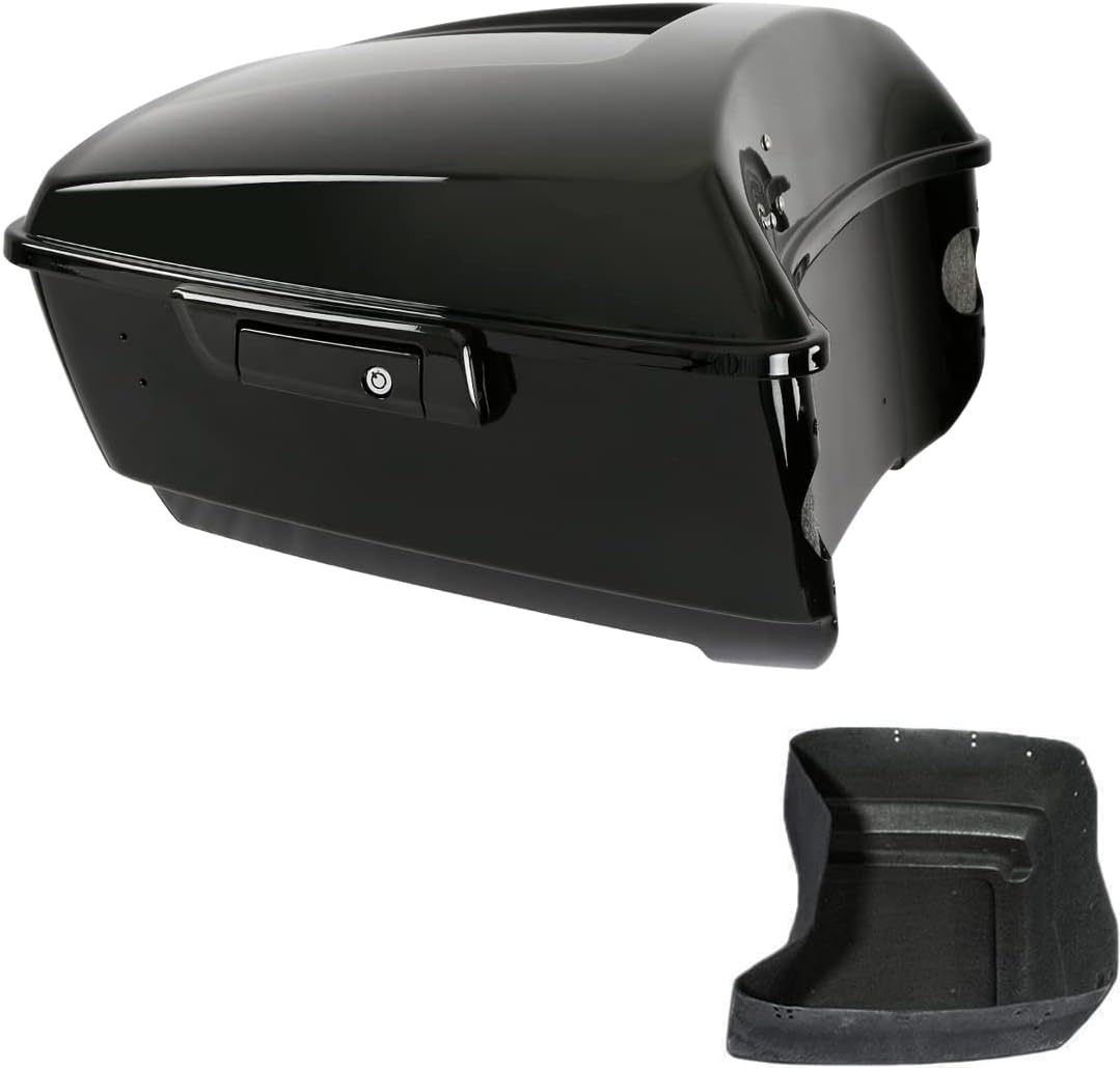 King Tour Pack Trunk with Carpet Liner Chrome Latch E34041