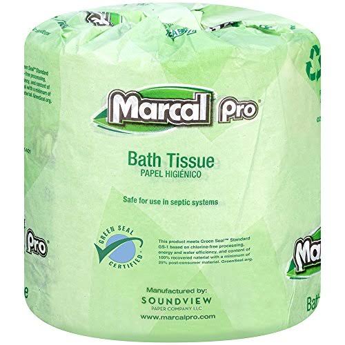 100% Recycled 2-Ply Toilet Paper, 500 Sheets per Roll, 96 Rolls per Case A9433