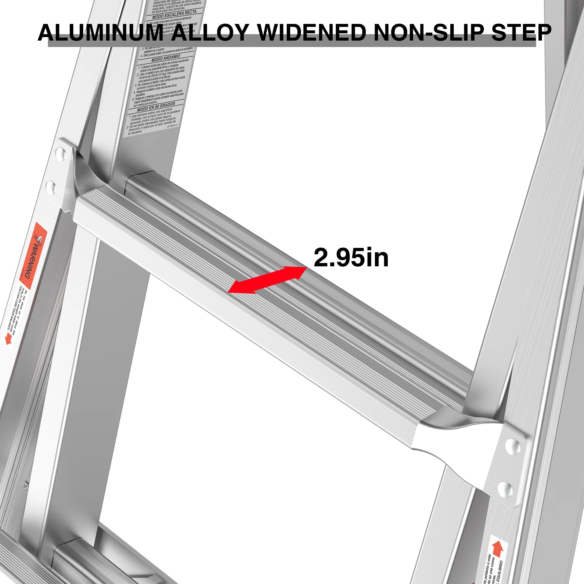 17ft Multi-position Aluminum Folding Ladder F23886