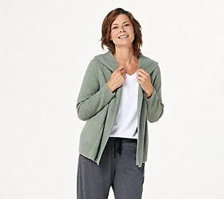 Hooded Cardi, Size 1X U653040