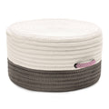 Gray & Pink Pouf S103426