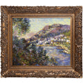Framed Oil Reproduction of An Original Painting by Claude Monet R2623