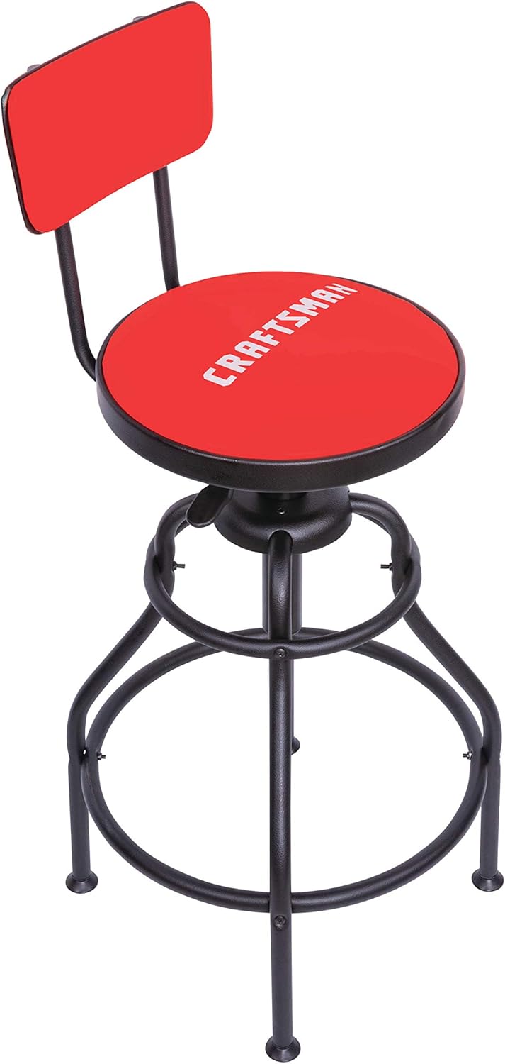 Fixed Height Work Shop Stool, 28.5-inches Tall, Vinyl Seat X979