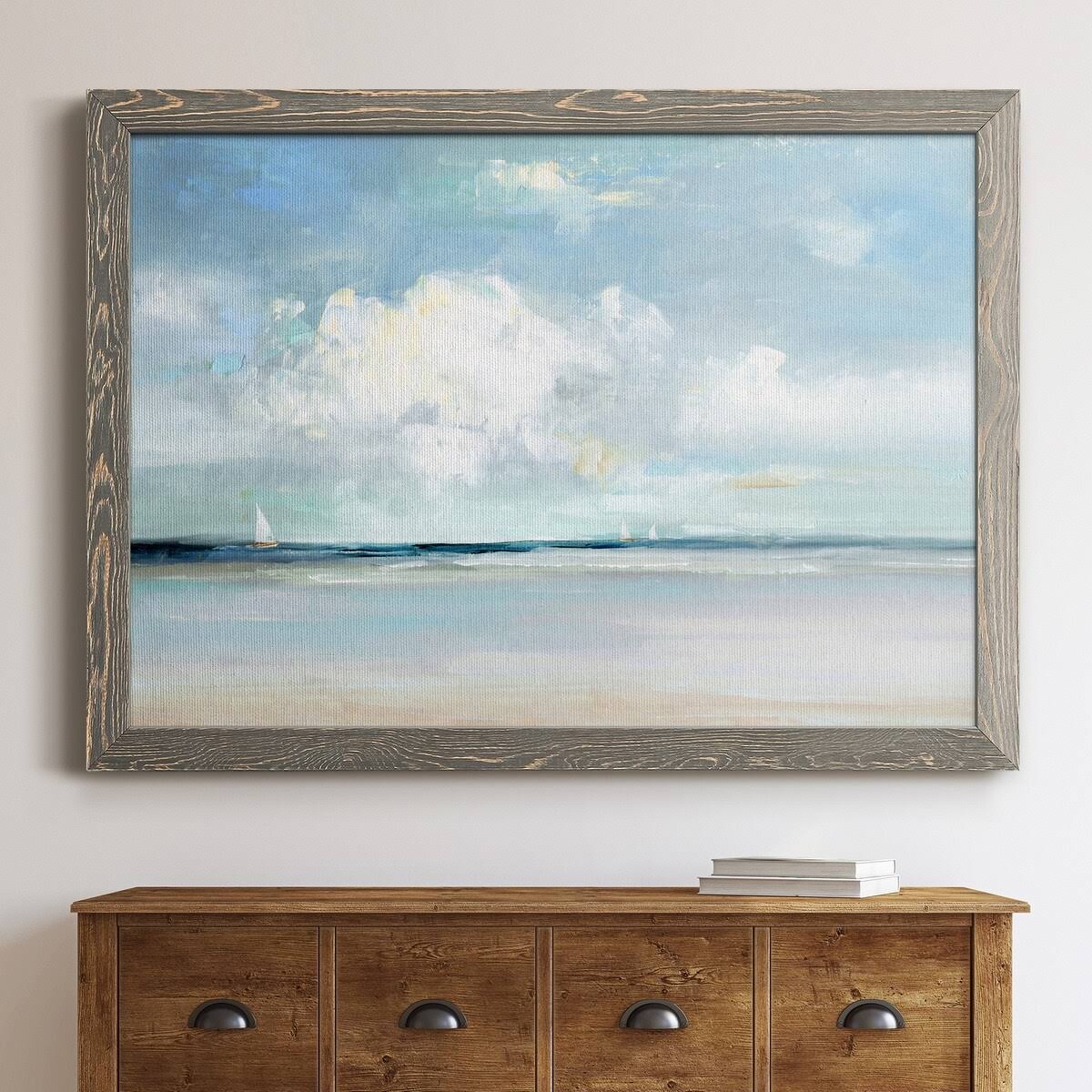 Premium Framed Canvas - Walnut - 31X44 R813