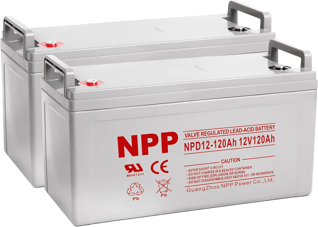 12V 120Ah AGM Deep Cycle Sealed Lead Acid Rechargeable Battery J37043