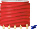 Hybrid Air Hose 3/8-Inch by 250-Feet 300 PSI Heavy Duty with 5pcs Solid Brass Repair Fittings R456