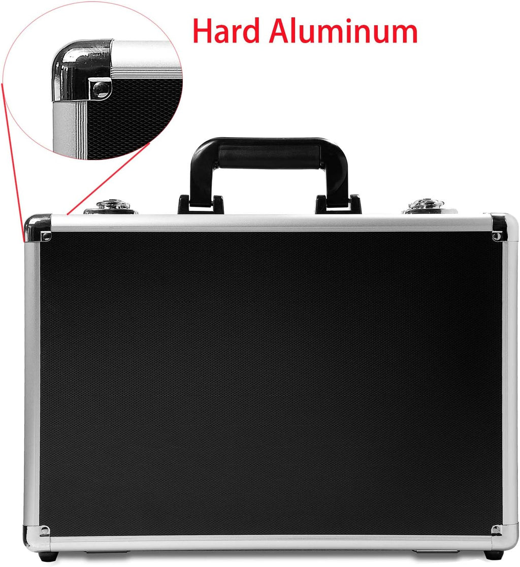 18in Two-Tone Aluminum Case with Pluck Foam Interior U802033