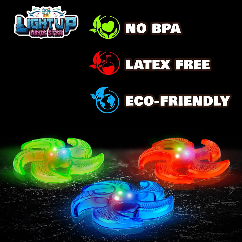 3 LED Electronic Stars for Tossing A81978