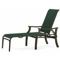 Textured Beachwood Forest Green Reclining Chaise Lounge F46548