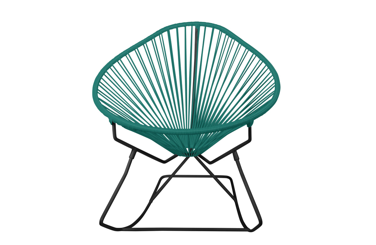 Black/Turquoise Rocker Chair J176944