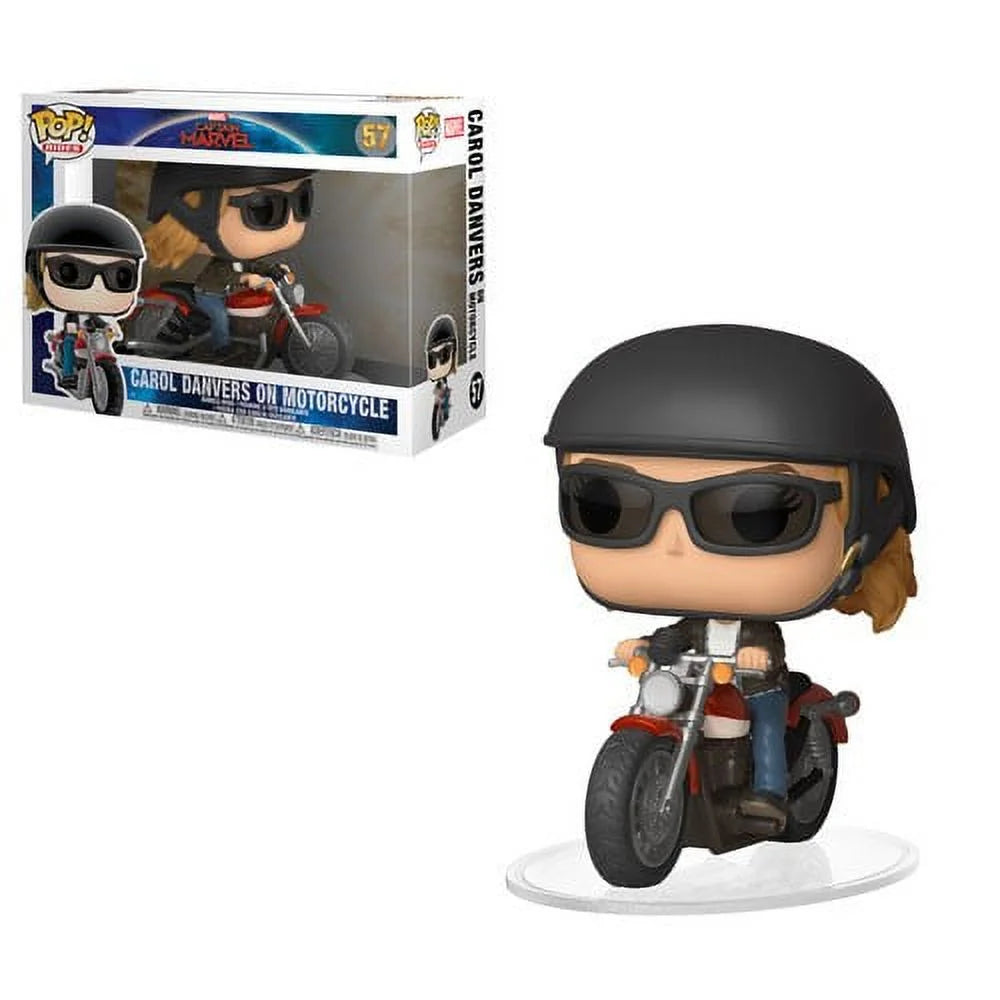Funko POP! Ride: Marvel - Captain Marvel - Carol Danvers on Motorcycle W36040