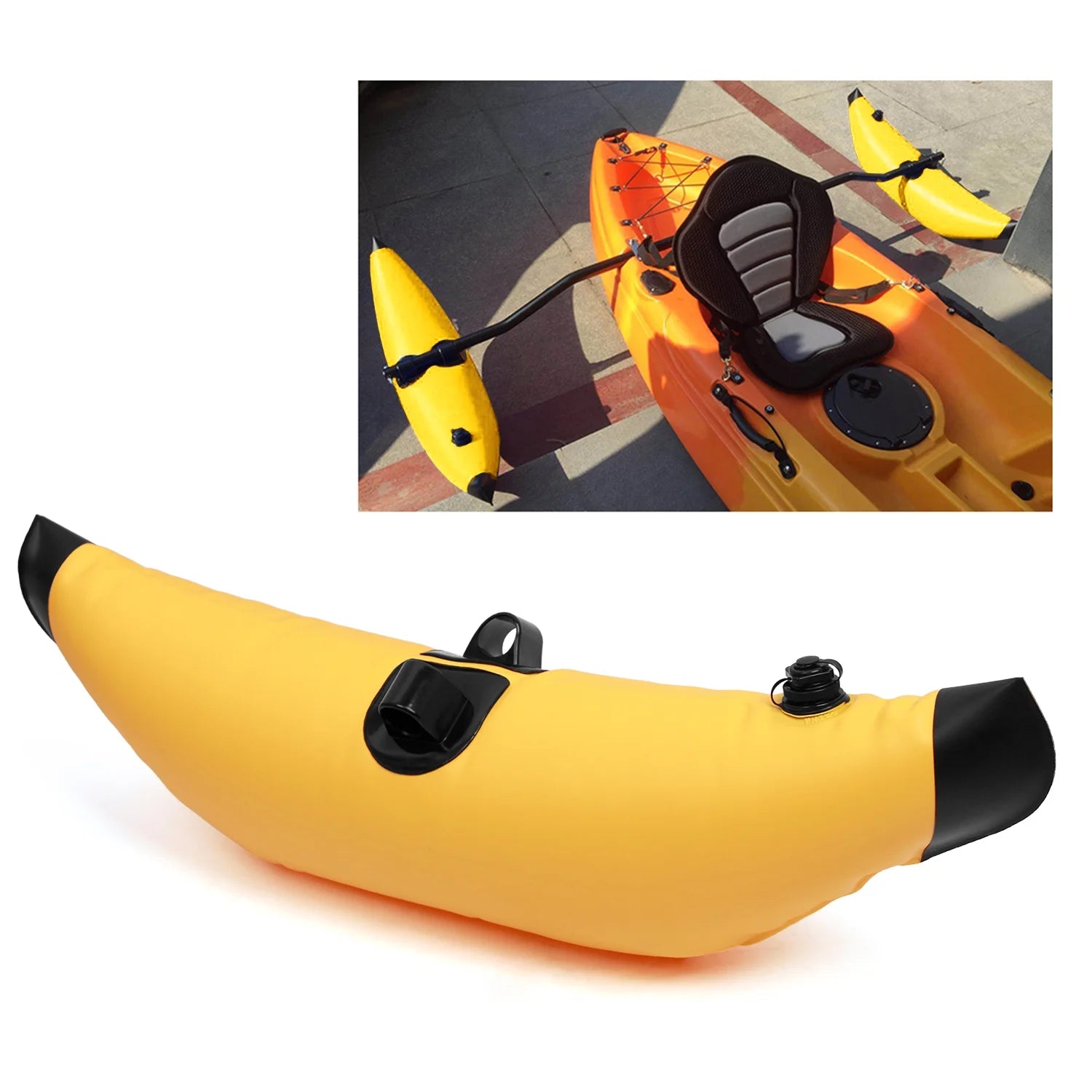 Kayak PVC Inflatable Outrigger Float Stabilizer Kit V81246